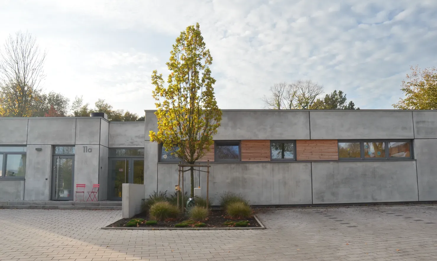 Das Gebäude des Kinderhauses von außen